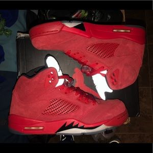 Air Jordan 5 Retro Red Suede